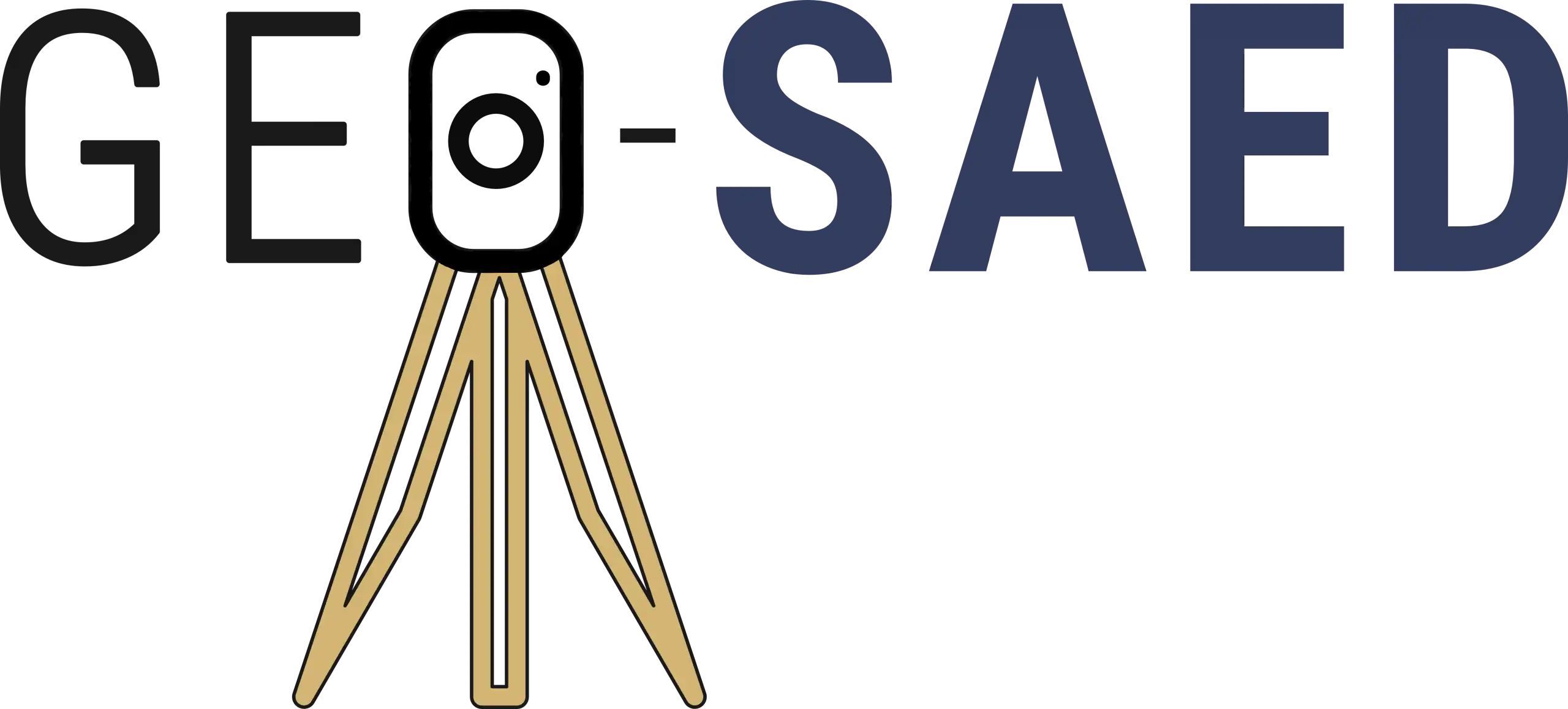 De Saedeleer - Beëdigd Landmeters-Experten Logo geo-saed met landmeter